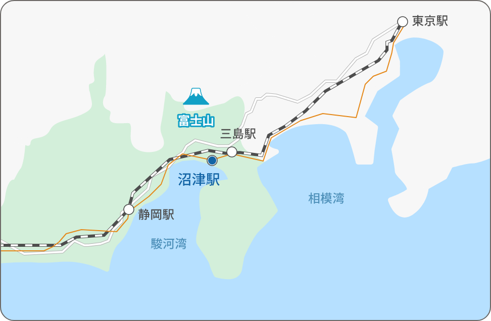 静岡県の地図